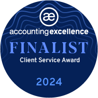 Accounting Excellence Awards 2024 — Finalist, Client Service Award